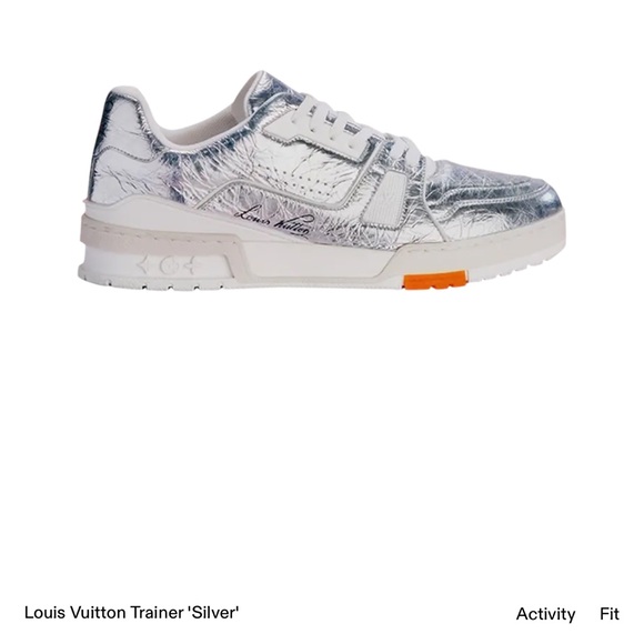 Louis Vuitton Other - Louis Vuitton Silver Sneakers